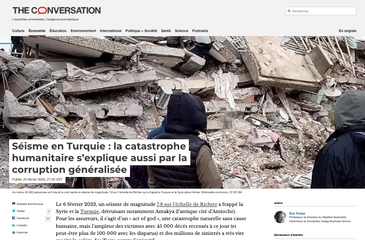 séisme turquie et corruption ftx