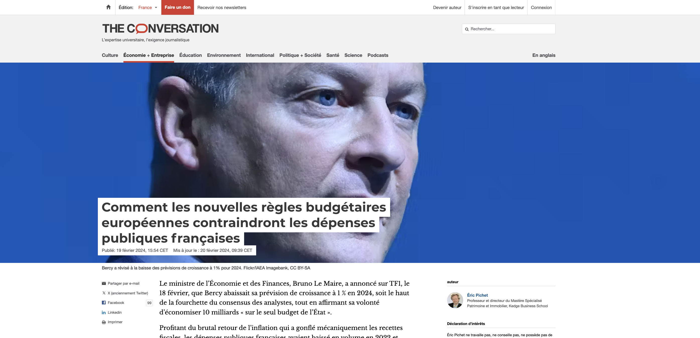 apprentissage et depense publique